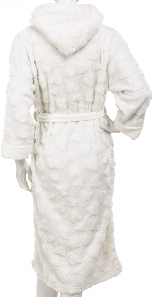 Набір La Nuit халат жіночий з капюшоном і шкарпетками Geneve р. XS айворі
