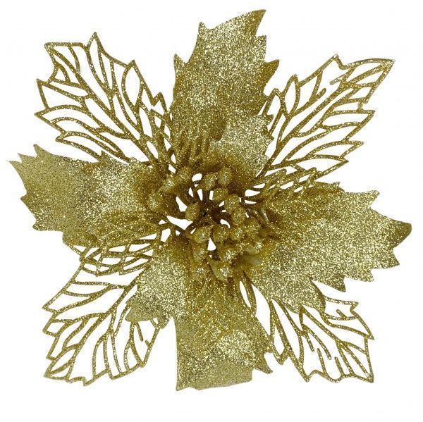 Декорация новогодняя MISLT Рождественник flower1-3 7 см