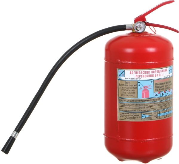 Вогнегасник порошковий ВП-6(з) ЧКП 