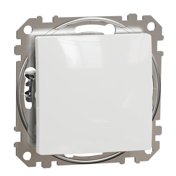 Выключатель одноклавишный Schneider Electric Sedna Design без подсветки 10 А 250В белый SDD111101