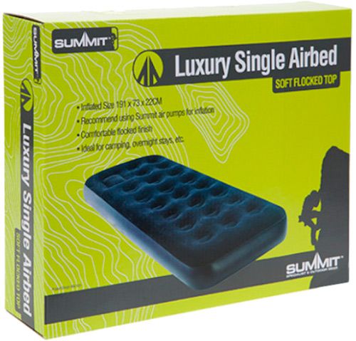 Матрац надувний Summit Single Flocked Airbed