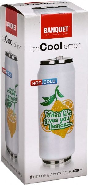 Термочашка beCOOL lemon 430 мл 48789502 Banquet