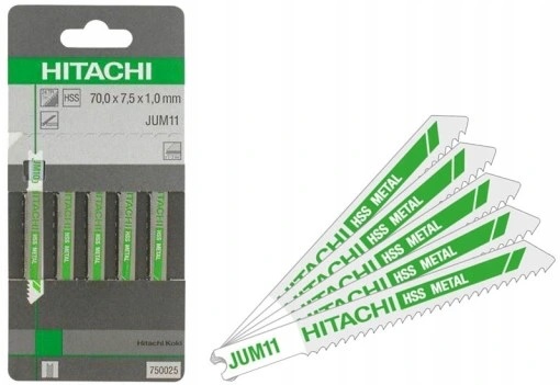 Набор пилочек для электролобзика Hitachi JUM11 5 шт. 750025