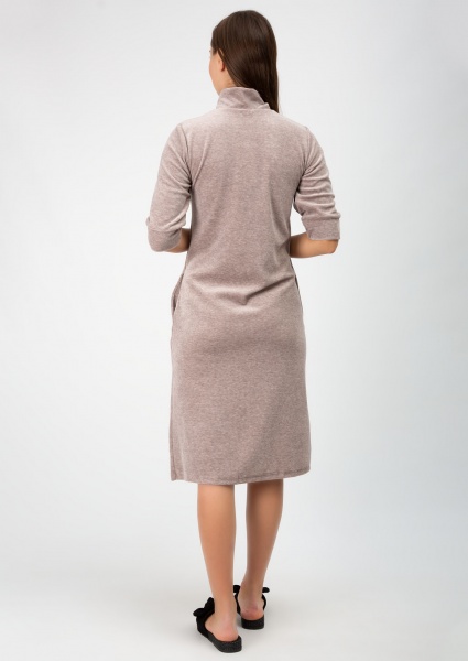 Халат велюровий Roksana 1006/50203 р. XXL капучино 