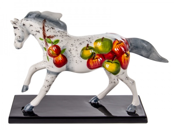 Статуетка Кінь у яблуках 7х19х15 см 59-546