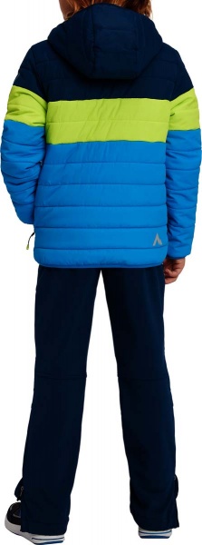 Куртка McKinley Ricos jrs 408114-913635 р.176 синьо-салатовий