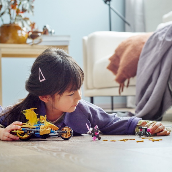 Конструктор LEGO NINJAGO мотоцикл золотого дракона джея 71768