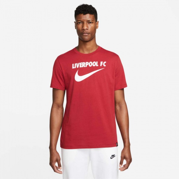 Футболка Nike LFC SWOOSH TEE DJ1361-608 р.S червоний
