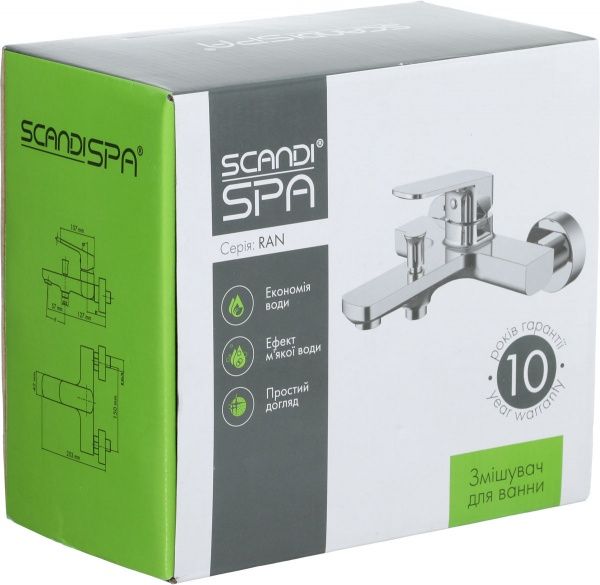Змішувач для ванни Scandispa Ran FF35310-2