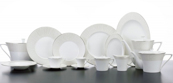 Сервиз столово-чайный Bamboo Pearl на 39 предметов на 6 персон Narumi