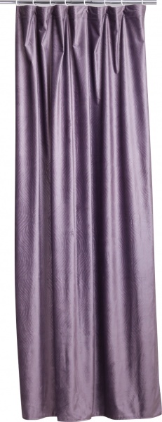 Штора Velvet Lora 160х275 см темно-сірий La Nuit