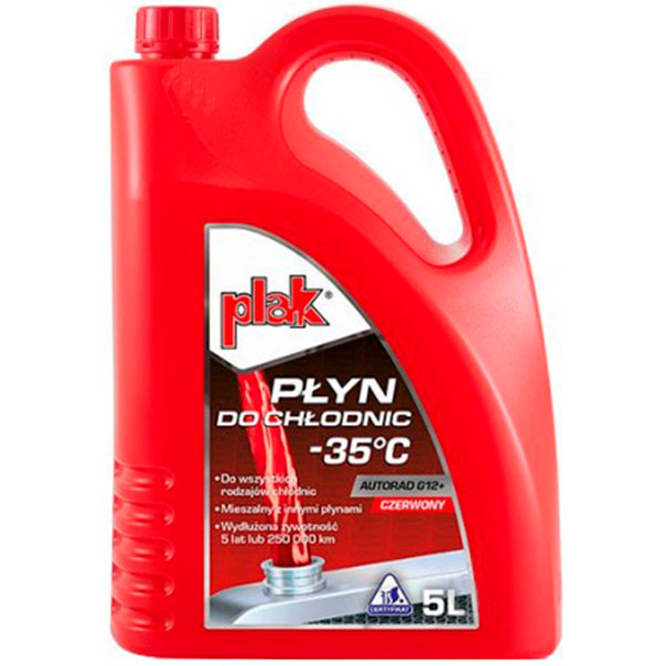 Тосол Atas PLAK AUTORAD G12+ 1л красный