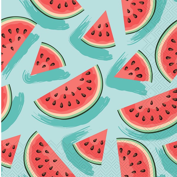 Салфетки столовые Silken Фруктовый микс 33х33 см 18 шт.