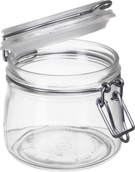 Банка для сыпучих с бугельной крышкой 0,5 л Borgonovo