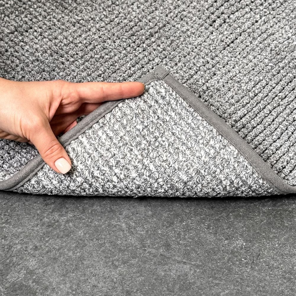 Набор ковриков Dariana Standard Plus 60x50+60x100 с вырезом серый