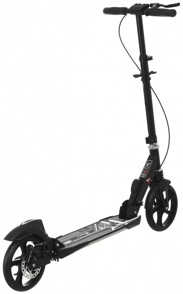 Самокат MaxxPro kids чорний із білим LS204