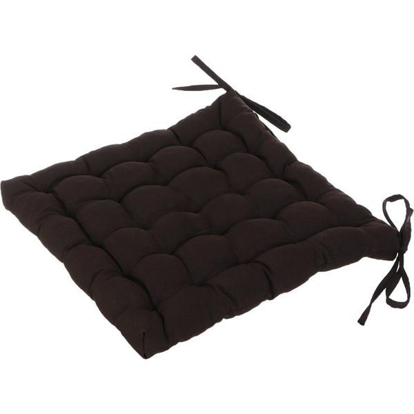 Подушка на стілець Indigo стьобана серія Gabi 38х38х5 см коричнева