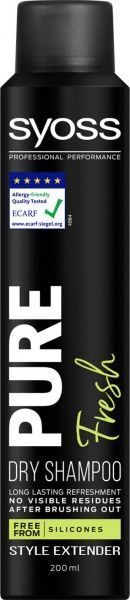 Сухой шампунь Syoss Pure Fresh 200 мл 