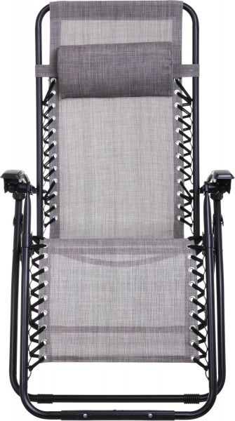 Шезлонг UP! (Underprice) раскладной HYC-201 серый 64x177 см 