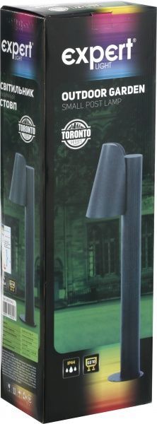 Фонарный столб Expert Toronto GU10 35 Вт черный 
