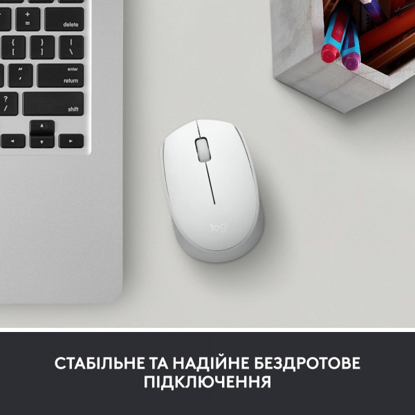 Миша Logitech Wireless Mouse M171 white (910-006867) 