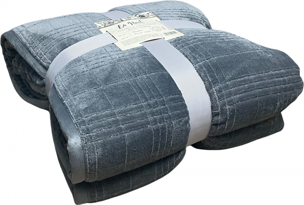 Покривало Hamburg 220x240 см La Nuit сірий