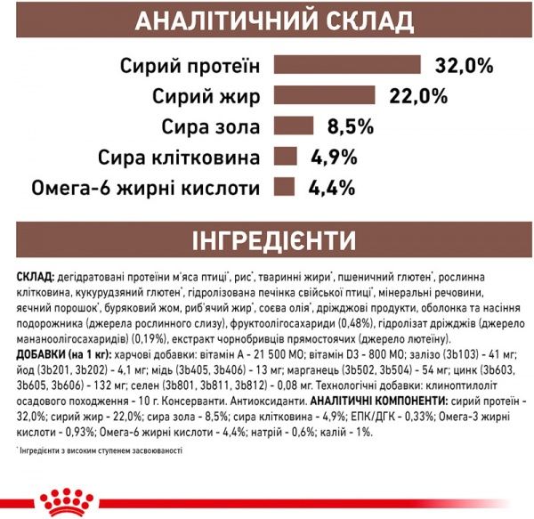 Корм для кошек GASTRO INSTESTINAL FELINE (Гастроинтестинал Фелин), 0,4 кг