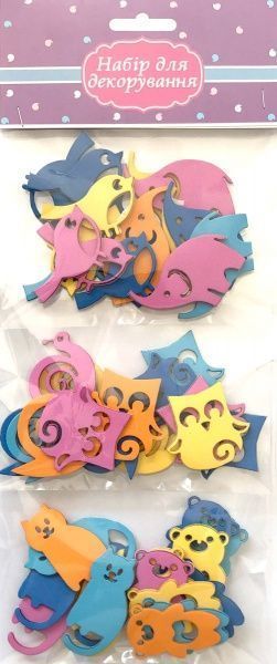 Набір для декорування з фоамірану Звірята Аплі-Краплі 