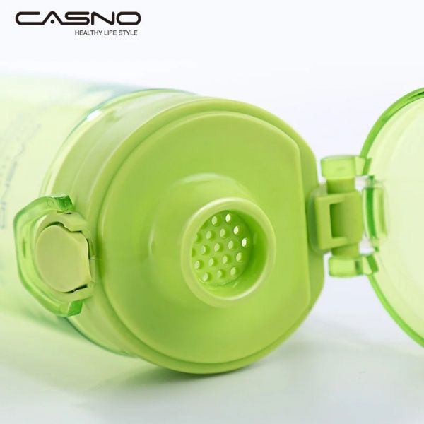 Пляшка для води 650 мл Casno зелений KXN-1157_Green
