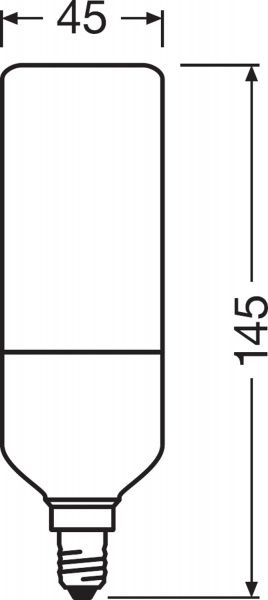 Лампа светодиодная Osram Flame 0,5 Вт матовая E14 220 В 1500 К 