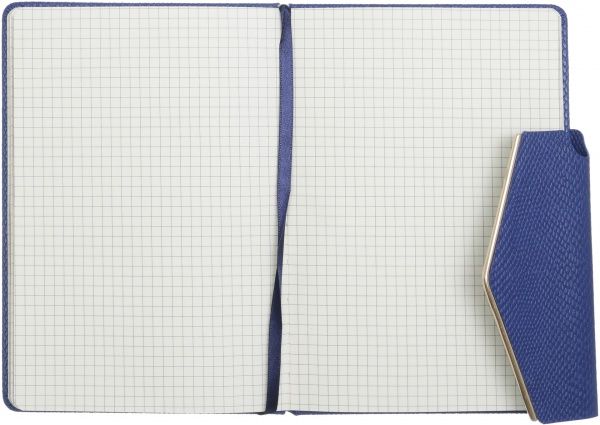 Блокнот Для офісу А5 96 арк. в клітинку синій JONSER