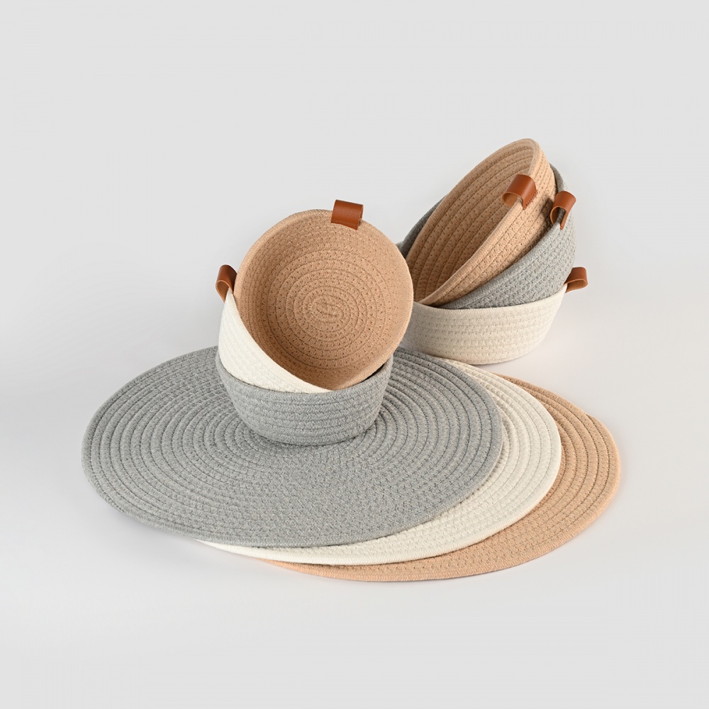 Корзинка плетеная TH-33 M Beige МВМ