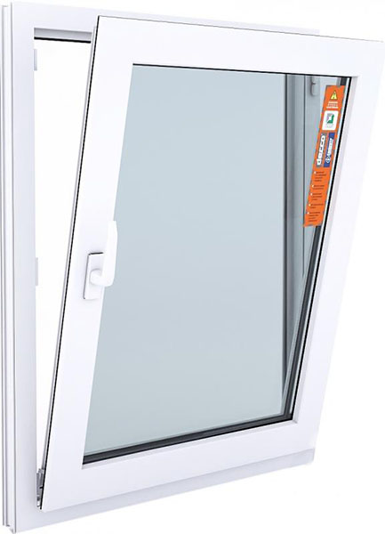 Окно поворотно-откидное DECCO 60 900x1400 мм правое