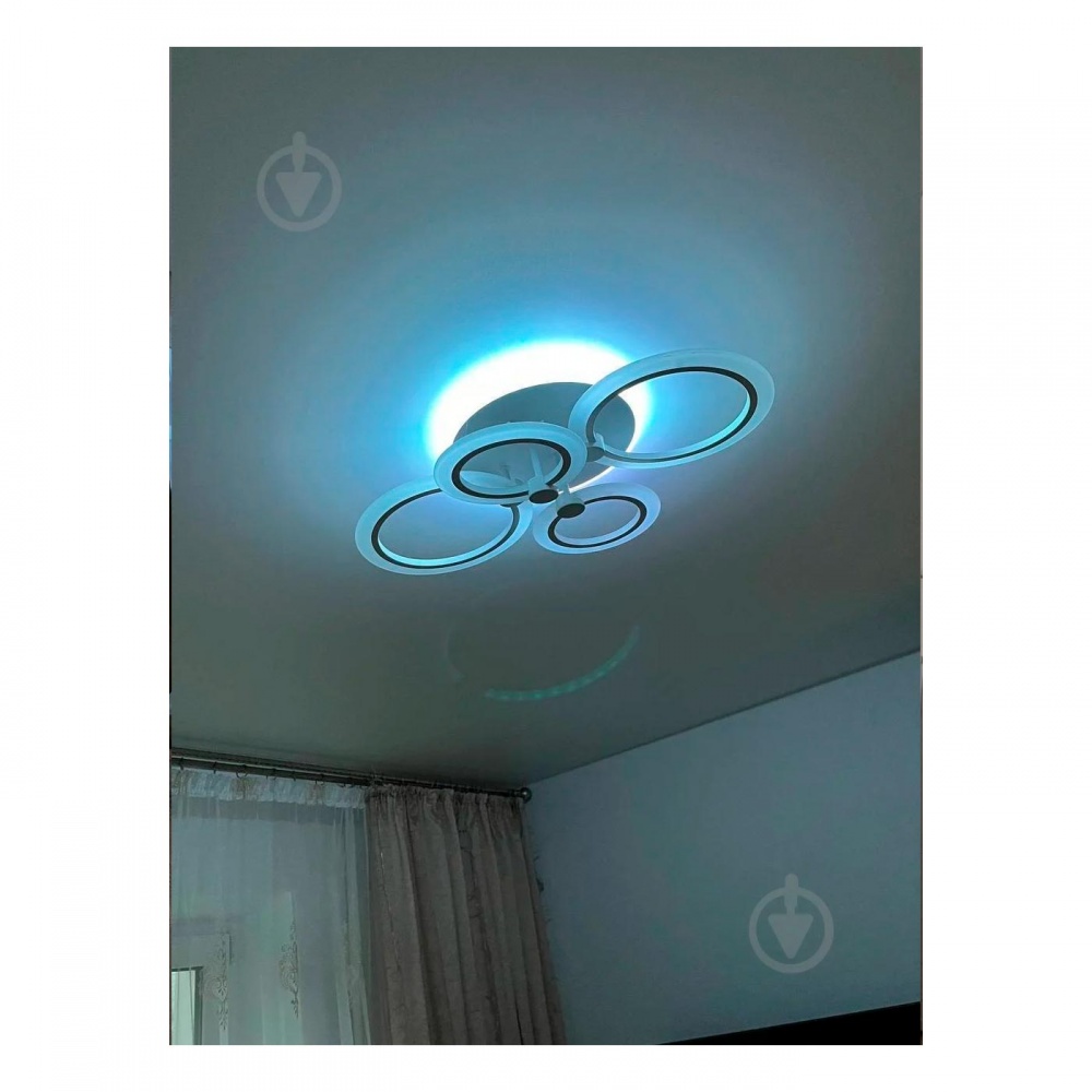 Люстра стельова Accento lighting Gracia AP R 4 55 Вт білий