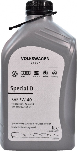 Моторне мастило VAG Special D 5W-40 1 л (G S55 505 M2)