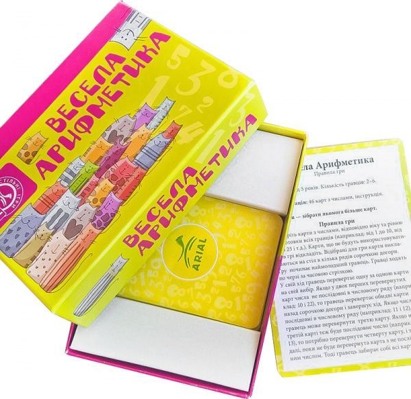 Игра настольная Arial Веселая арифметика 4820059910923
