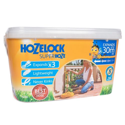 Шланг Hozelock 30 М растягивающийся SUPERHOZE + коннектора