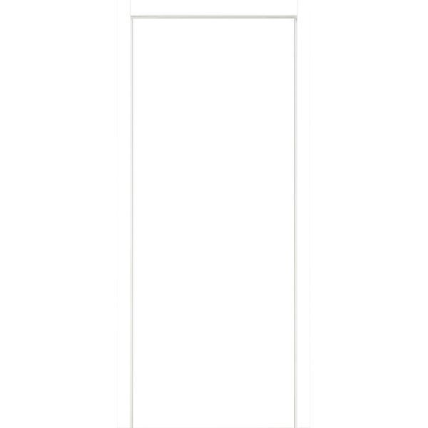 Дверное полотно ОМиС Cortex глухое (гладкое) ПГ 600 мм белый silk matt 