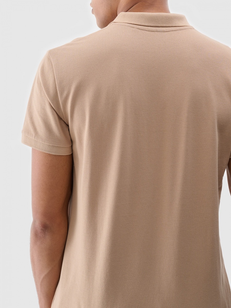 Поло 4F POLO SHIRT M407 4FWSS25TPTSM407-83S р.S бежевый