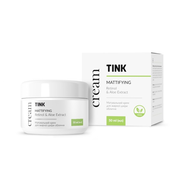 Крем для обличчя денний Tink матувальний для жирної шкіри 50 мл