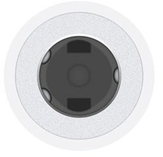 Адаптер для наушников Apple USB Type-C to Audio 3.5 mm белый (MU7E2ZM/A) Headphone Jack Adapter Model A2155 