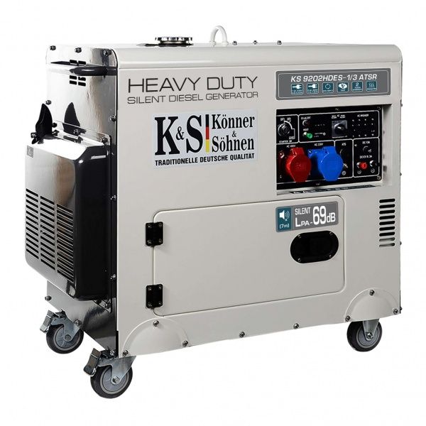 Генератор дизельный Konner&Sohnen KS 9202 HDES-1/3 ATSR