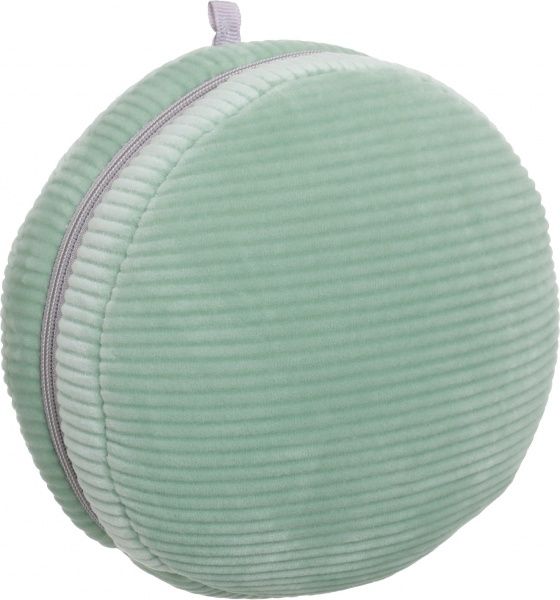 Подушка дорожня кругла з маскою зелений Home Line