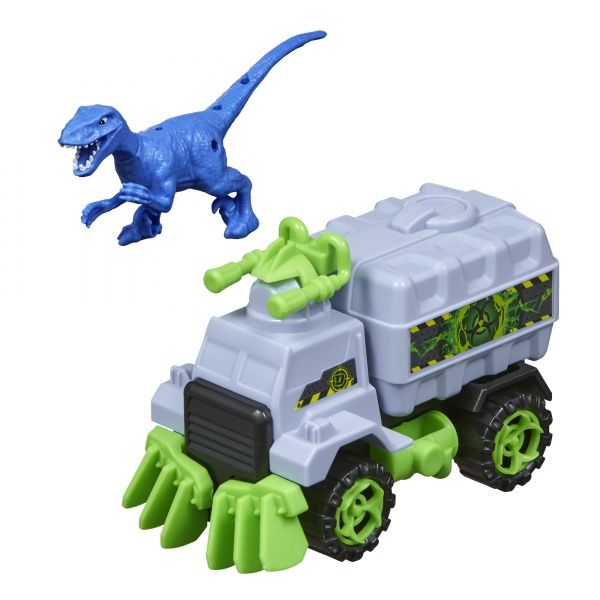 Набор игрушек Road Rippers Машинка и динозавр Raptor blue 20076