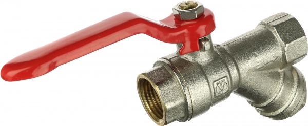 Кран кульовий Valtec з фільтром ВВ 1/2