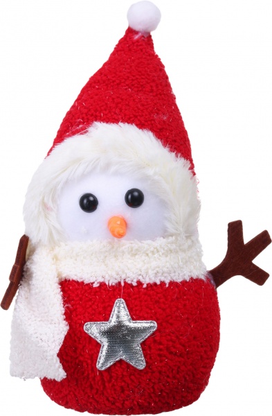 Подвеска Снеговик пенопласт микс 4 вида 24 см 