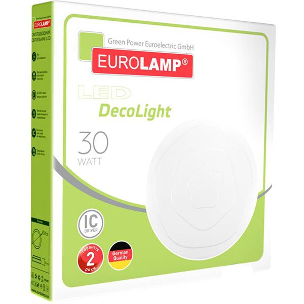 Світильник світлодіодний Eurolamp Decolight 30 Вт білий 4000 К 