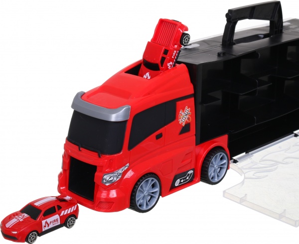 Игровой набор Shantou спасательный грузовик-кейс 39.8x13 см красный 666-09K