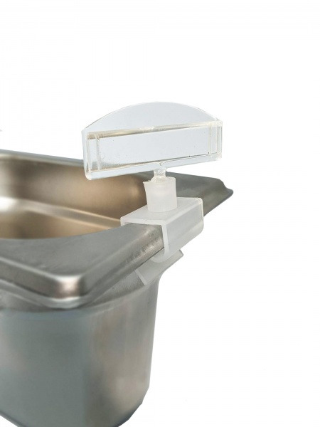 Ценникодержатель для гастроёмкости прозрачный 5 шт. 