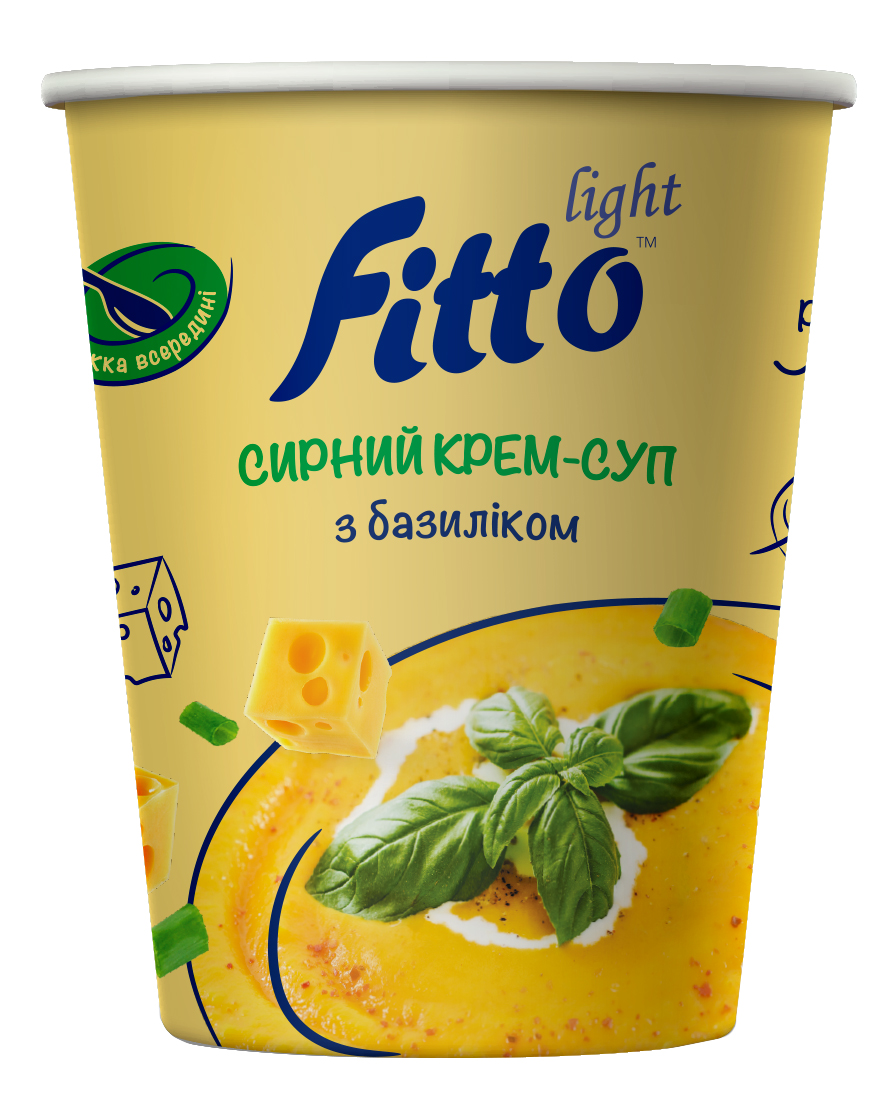 Крем-суп Fitto Light Сырный с базиликом 40 г 40 г — фото 1